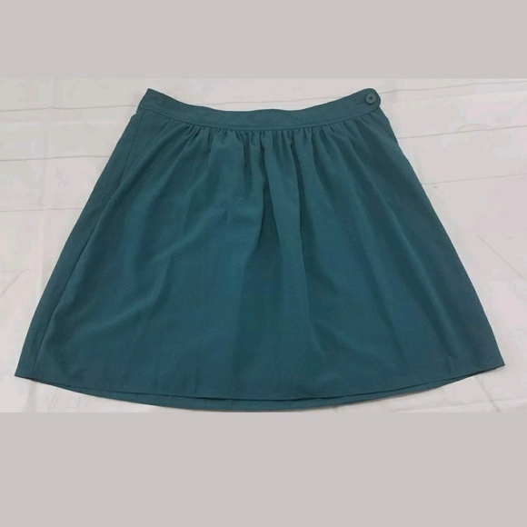 Old Navy Skirt Size 10 100% Polyester Turquoise - Picture 2 of 5